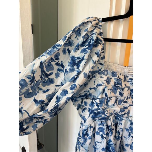 NWT Abercrombie & Fitch Emerson puff sleeve mini dress, $99 XXLP F24 - Picture 5 of 9